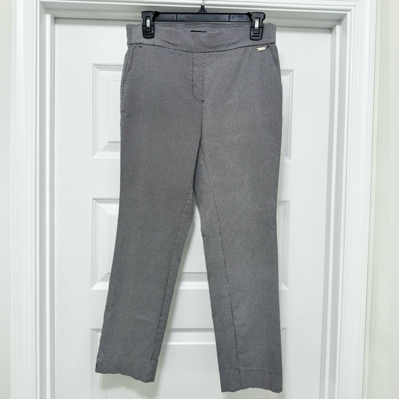 Jones New York Pants - Black and White Houndstooth Cropped Pants Women’s Size M